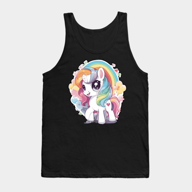 Cute Pony Tank Top by animegirlnft